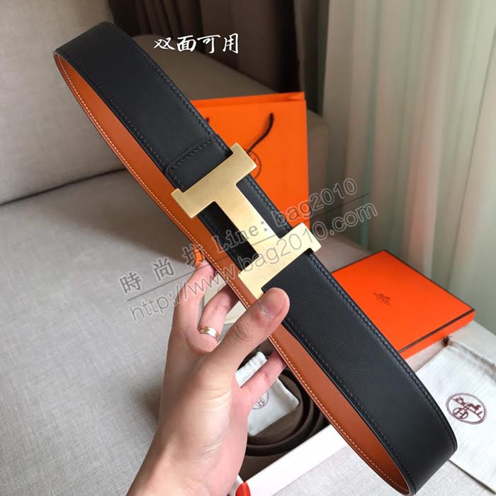 HERMES皮帶 官網同步 Hermes-CONSTANCE 2 BELT 雙面小牛皮 愛馬仕男腰帶  hgh1953